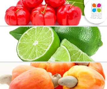 Acerola, caju e limão Acerola, caju e limão