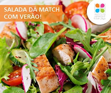 Verão combina com salada